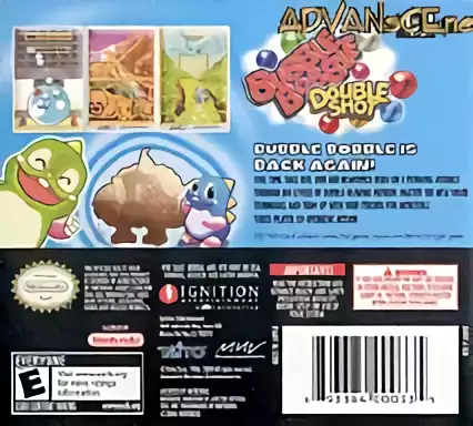 Image n° 2 - boxback : Bubble Bobble Double Shot